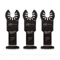 Milwaukee 49251133 - 3-Pack 35mm (1 3/8") OPEN-LOK Japanese Tooth Hardwood Blade