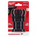 Milwaukee 49251133 - 3-Pack 35mm (1 3/8") OPEN-LOK Japanese Tooth Hardwood Blade