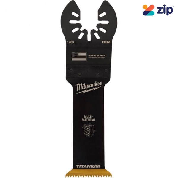 Milwaukee 49251203 - 32mm (1-1/4") OPEN-LOK Titanium Enhanced Bi-Metal Multi-Material Multi Tool Blade