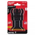 Milwaukee 49251263 - 3-Pack 45mm (1 3/4") OPEN-LOK Titanium Enhanced Bi-Metal Metal Blade