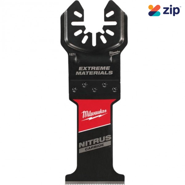 Milwaukee 49251571 - OPEN-LOK 35mm (1-3/8") NITRUS CARBIDE Extreme Metal Multi-Tool Blade