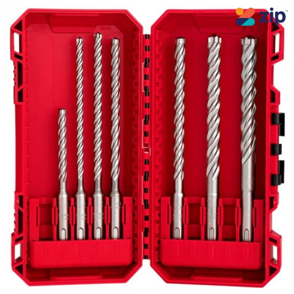 Milwaukee 49323556 - 7pce SDS-Plus MX4 4-Cut Drill Bit Set