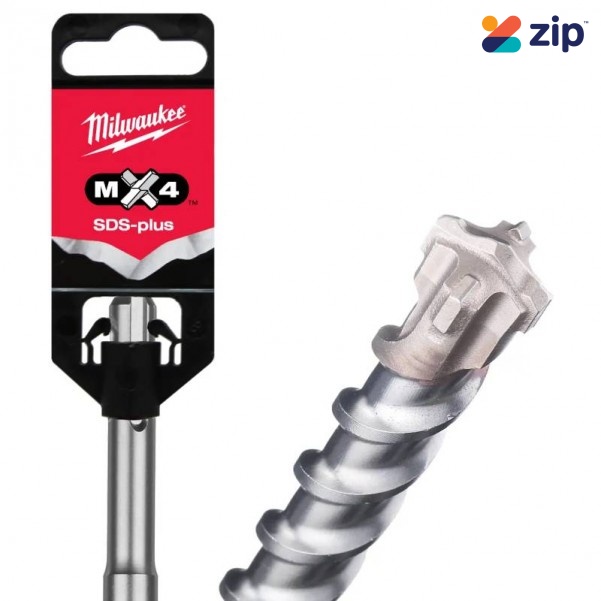 Milwaukee 4932356508 - 24 x 450mm 4 Cut SDS Plus Drill Bit