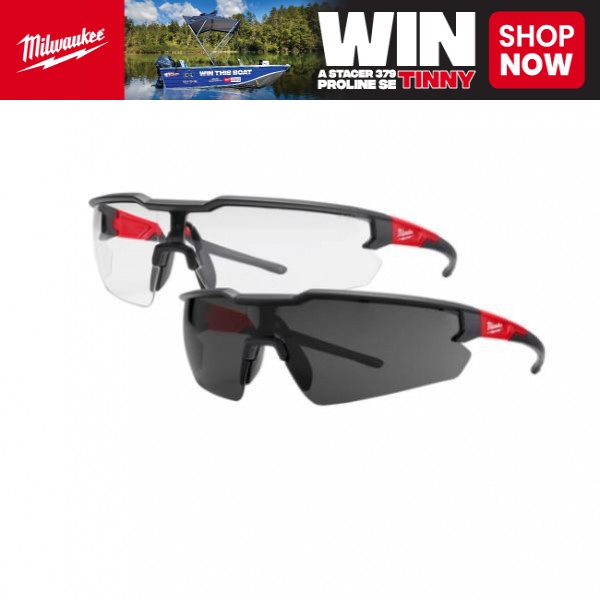 Milwaukee 48732900P - 2 Pairs Clear & Tinted Safety Glasses