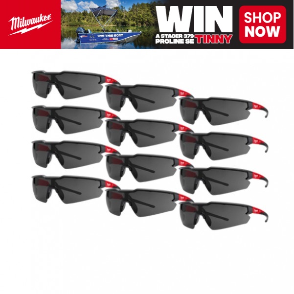 Milwaukee 48732905A - 12 Pieces Tinted Safety Glasses