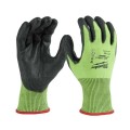 Milwaukee 48738952 - Hi-Vis Cut 5(E) Polyurethane Dipped Gloves - L