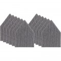 Milwaukee 48805080 - 12 Pack Pentagon 80G Velcro Sanding Pad 