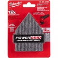 Milwaukee 48805080 - 12 Pack Pentagon 80G Velcro Sanding Pad 