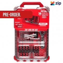 Milwaukee 49225604 - 38pce SAE Tap and Die PACKOUT Set