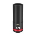 Milwaukee 49666226 - 1/2" Drive 3/4" Deep 6 Point Impact Socket