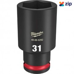 Milwaukee 49666292 - 1/2" Drive 31mm Deep 6 Point Impact Socket