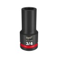 Milwaukee 49666335 - 3/4" Drive 3/4" Deep 6 Point Impact Socket