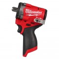 Milwaukee M12FIW2P120 - 12V M12 Fuel 1/2" Cordless Stubby Impact Wrench Skin W/Pin Detent