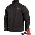 Milwaukee M12HJBLACKX0XXL - 12V Cordless Heated Toughshell Jacket Black Skin - XXL