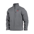 Milwaukee M12HJGREYXI0L - 12V Li-ion Cordless Grey Heated Tough Shell Jacket Skin - L