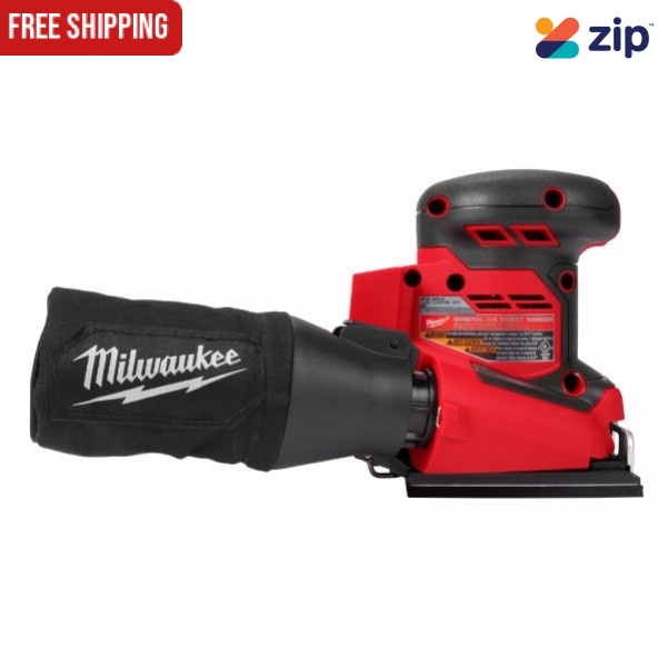 Milwaukee M18BQSS0 - 18V Li-ion Cordless 115mm (4-1/2") 1/4 Sheet Sander Skin