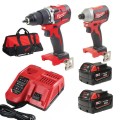 Milwaukee M18CBLPP2A-302B - 18V Compact Brushless 2 Piece Combo Kit