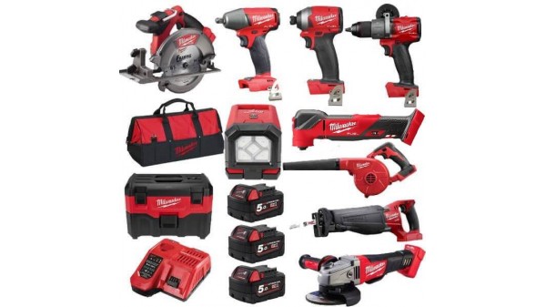 Milwaukee 10 piece deals kit