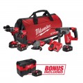 Milwaukee M18FPP4A3BD503B - 18V 4x5.0Ah M18 FUEL 4 Piece Combo Kit 4A3BD