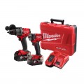 Milwaukee M18FPP2AB3502C (2AB3) - 18V 5.0Ah Li-ion Cordless Fuel 2pce Combo Kit