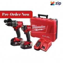 Milwaukee M18FPP2AB3502C (2AB3) - 18V 5.0Ah Li-ion Cordless Fuel 2pce Combo Kit