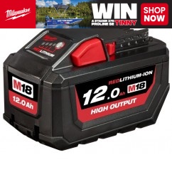 Milwaukee M18HB12 - 18V 12Ah High Output RED LITHIUM Li-ion Cordless Battery 