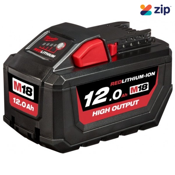 Milwaukee M18HB12 - 18V 12Ah High Output RED LITHIUM Li-ion Cordless Battery 