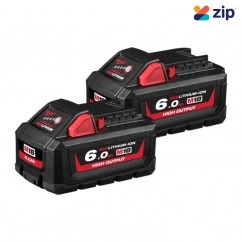 Milwaukee M18HB62 - 18V 6.0Ah M18 REDLITHIUM-ION High Output Battery Twin Pack