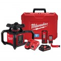 Milwaukee M18RL1220-301C - M18 Dual Grade Rotary Laser 1220m (4000') Red Kit