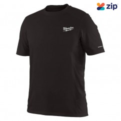 Milwaukee 414B-2X - WORKSKIN Size2XL Black Light Short Sleeve Shirt