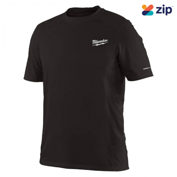 Milwaukee 414B-2X - WORKSKIN Size2XL Black Light Short Sleeve Shirt