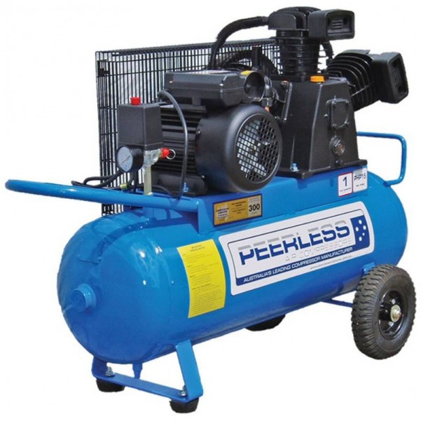 Peerless PHP15 - Portable Single Phase Belt Drive Air Compressor for High Pressure