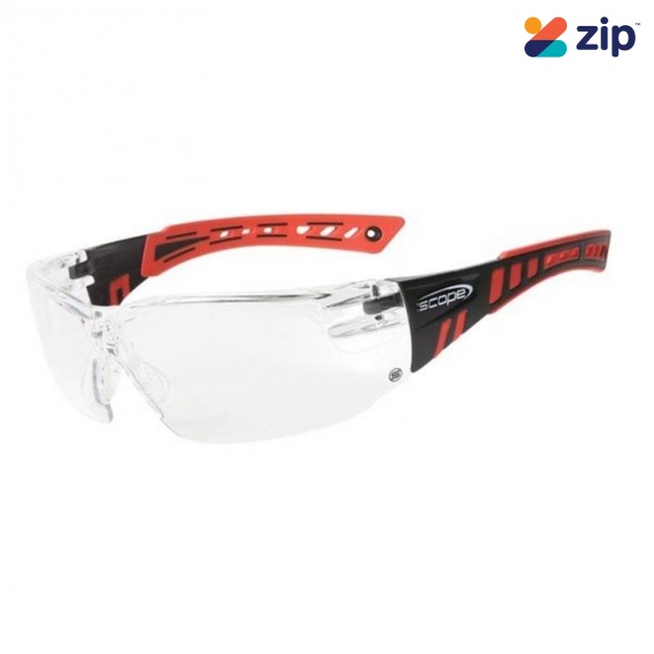 Scope 360RC - Speed Red/Black Frame Clear Titanium Lens