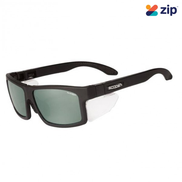 Scope 900P - Cross Fit Frozen Black Frame Polarised Smoke Lens