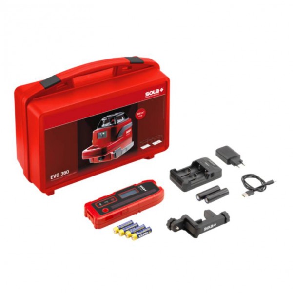 Sola EVO360 - Rotation Laser With Accessories