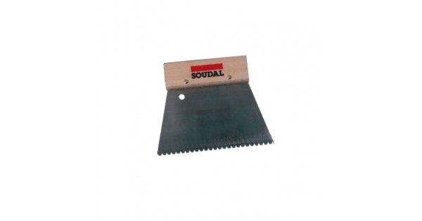 Fine notched deals trowel