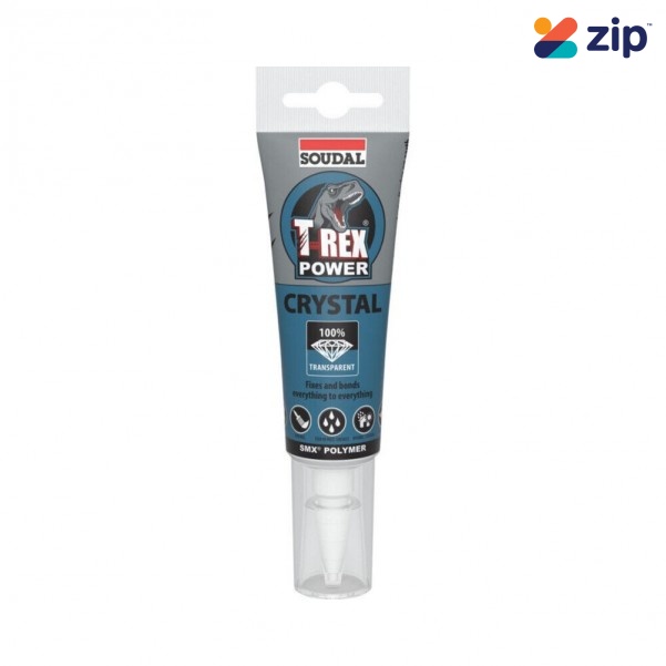 Soudal 132603 - 125ml Crystal Clear T-Rex Crystal