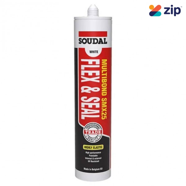 Soudal 152771 - 290ml White Multibons SMX25 Flex & Seal