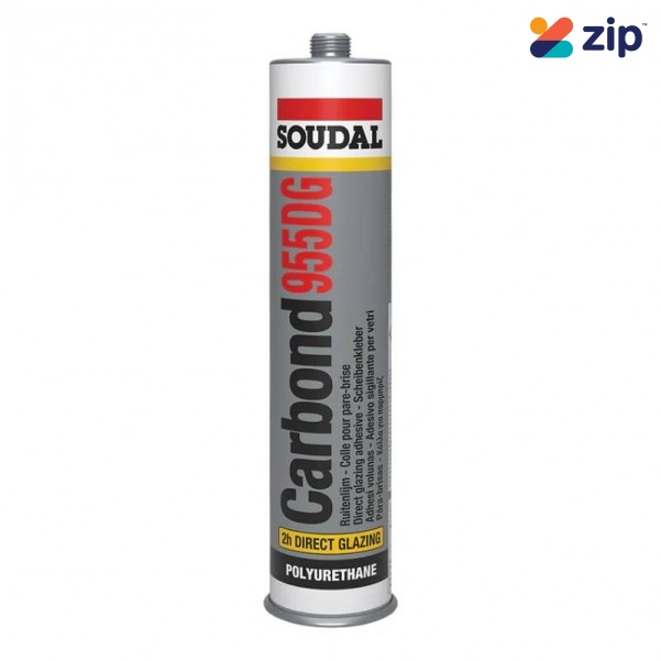 Soudal 955DG - 310ml Black Carbond Polyurethane Windscreen Adhesive Sealant