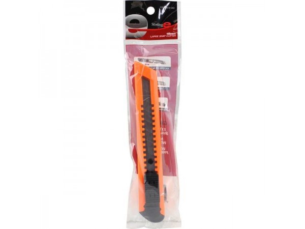 Sterling Orange 18mm Plastic Cutter - Carded D-803A
