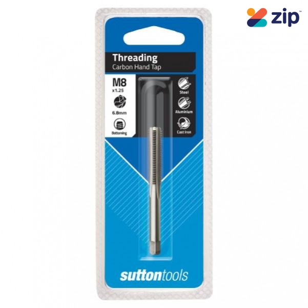 Sutton M1020800 - M8 x 1.25mm Bottoming Carbon Hand Tap