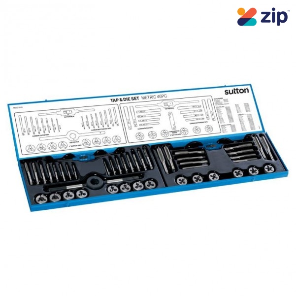 Sutton Tools M500M46 - 46 Pieces TD13 Metric Tap and Die Set