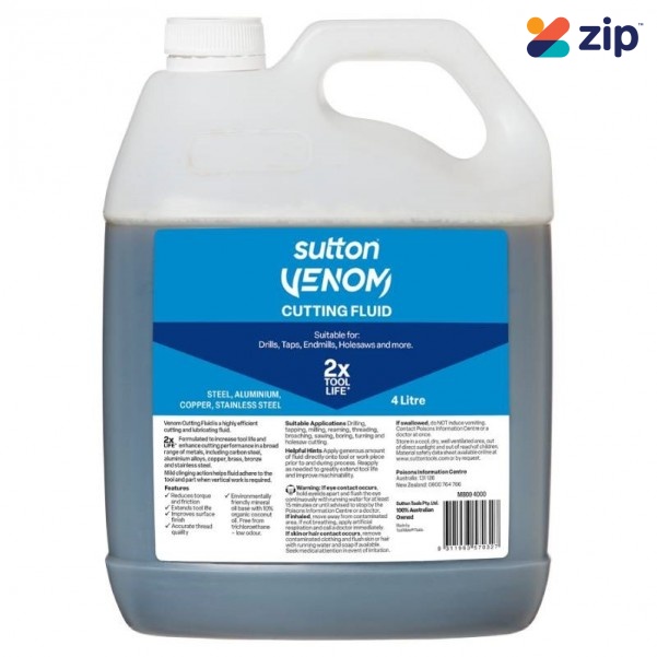 Sutton Tools M8004000 - 4L Venom Cutting Lubricant