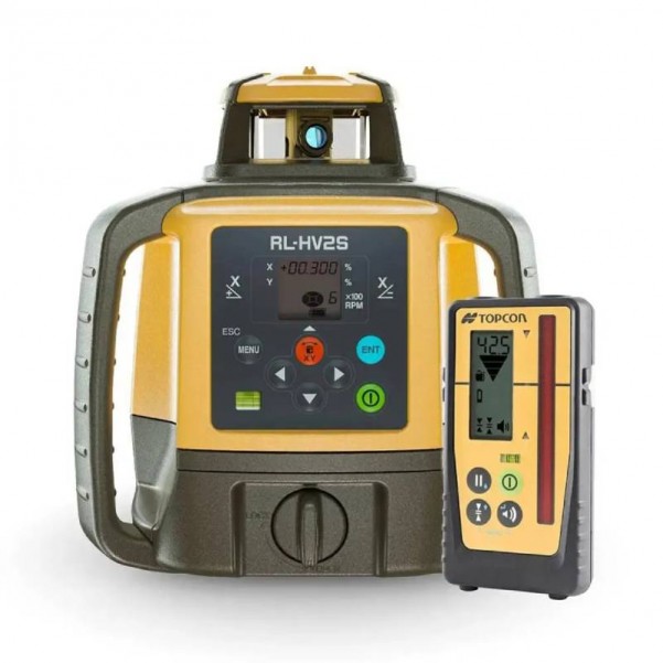 Topcon RL-HV2S (1051612-22) - Red 800m W/MM-REC RLHV2S HV/DG Rotary Level Laser