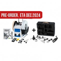 TORMEK T-8+HTK-906 - T-8 Water Cooled Sharpening System with HTK-906 Hand Tool Kit