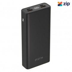 EFM 20,000mAh Digital Power Bank - Black - EFPB2DU932BLA