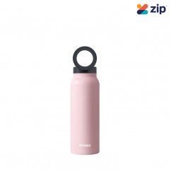 Ringo All-in-One Water Bottle with Magnetic Phone Mount -  Pink 710ml (24oz) - B2PK24LSC1