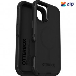 OtterBox Defender MagSafe Case - For iPhone 16 Plus - Black - 77-95949