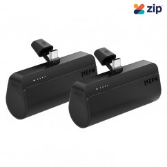 EFM Power On-The-Go Twin Pack - For all USB-C Devices - Black - EFPOTGT932BLA